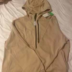 HM Beige Zip Up